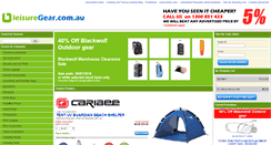 Desktop Screenshot of leisuregear.com.au